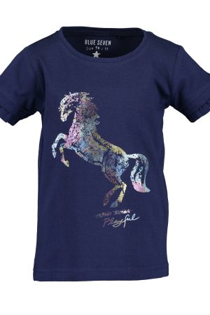 Shirtje Drafpaardje blauw