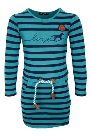 Jurkje Love paardjes groen