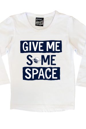 Shirtje Longsleeve Space White