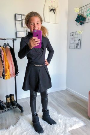 Rokje suede zwart