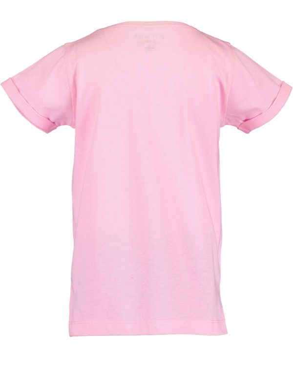 Shirtje Paard pailletjes roze Blueseven