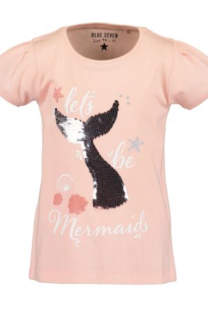 Shirtje Zeemeermin roze Blueseven