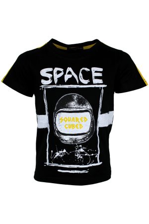 Shirtje Space zwart