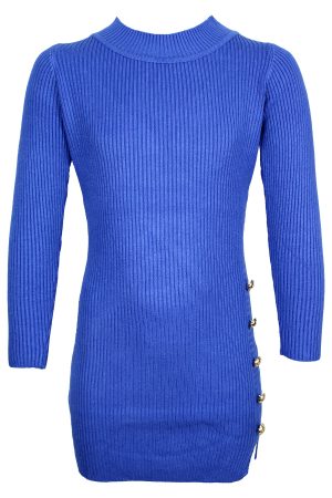 Jurkje sweaterdress blauw