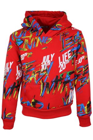 Hoodie Coloury rood