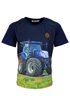 Vestje blue tractor blauw