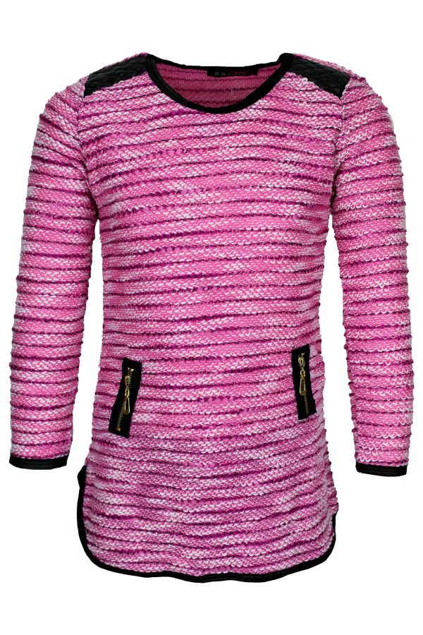 Jurkje Sweaterdress roze