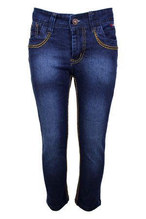 Broekje jeans donkerblauw