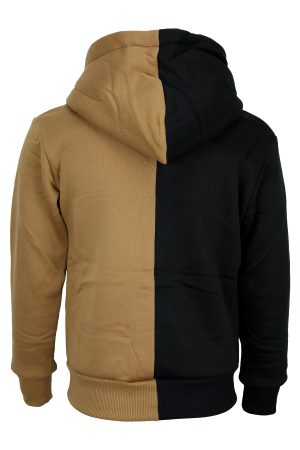 Hoodie zwart bruin