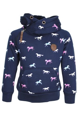 Hoodie toppaard blauw