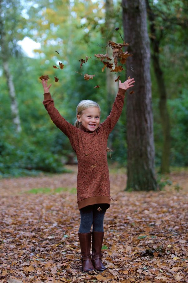 Jurkje sweaterdress Lilly bruin