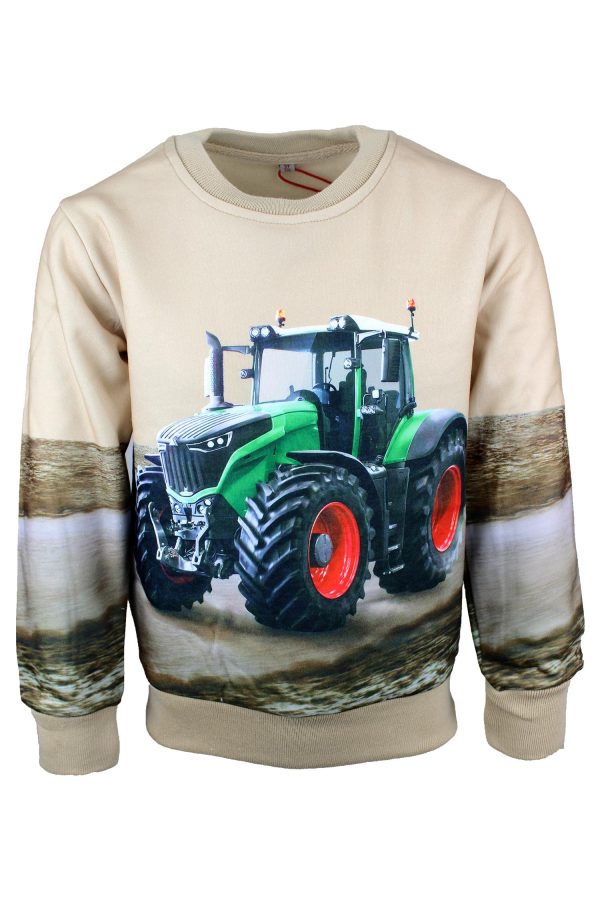 Vestje blauw Tractor groen